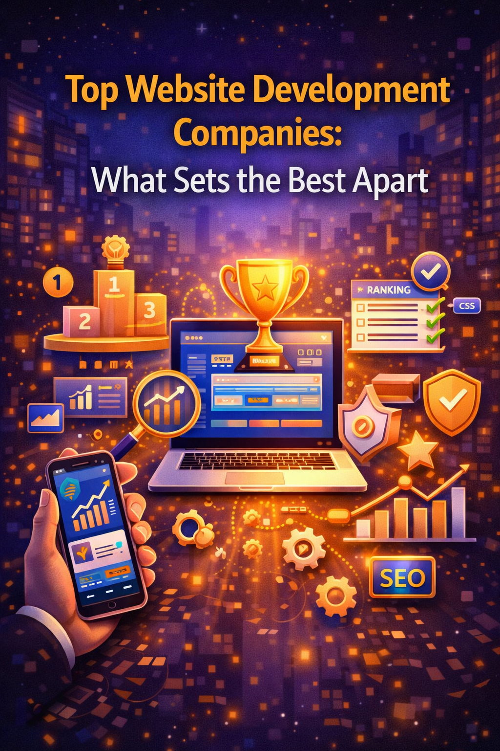 Comparison of top website development companies and their portfolios